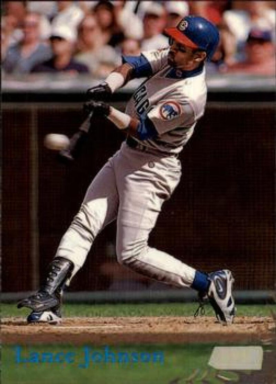 1998 Topps Stadium Club #176 Lance Johnson NM-MT Chicago Cubs 