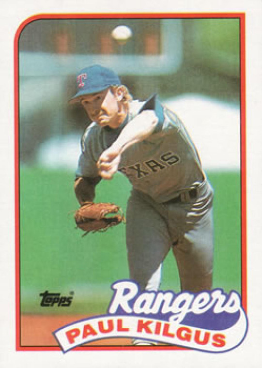 1989 Topps #276 Paul Kilgus NM-MT Texas Rangers 