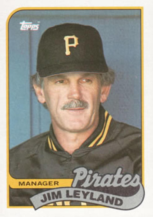 1989 Topps #284 Jim Leyland MG NM-MT Pittsburgh Pirates 