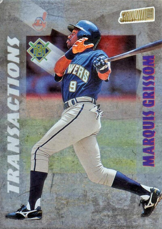1998 Topps Stadium Club #384 Marquis Grissom TR NM-MT Milwaukee Brewers 
