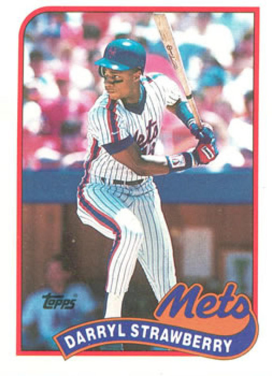 1989 Topps #300 Darryl Strawberry NM-MT New York Mets 