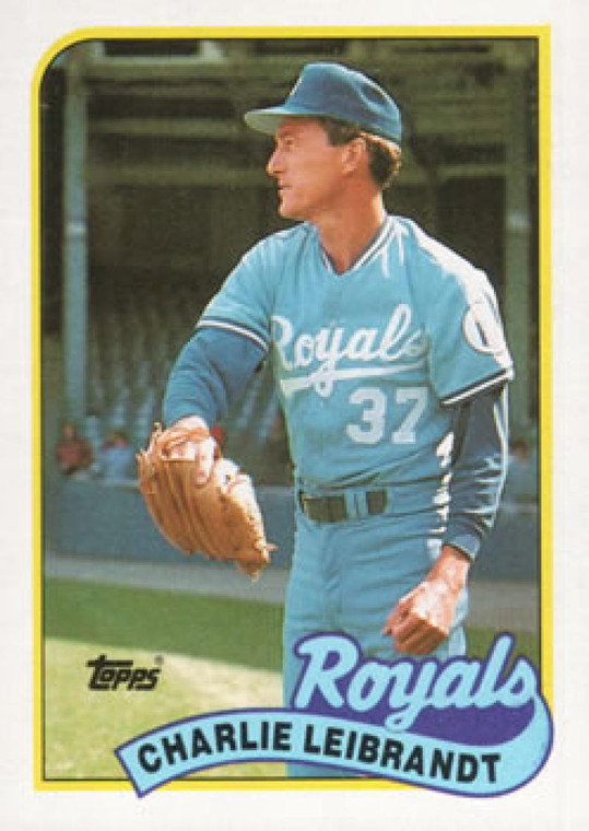 1989 Topps #301 Charlie Leibrandt NM-MT Kansas City Royals 