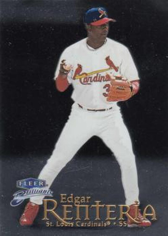 1999 Fleer Brilliants #105 Edgar Renteria NM-MT  St. Louis Cardinals 