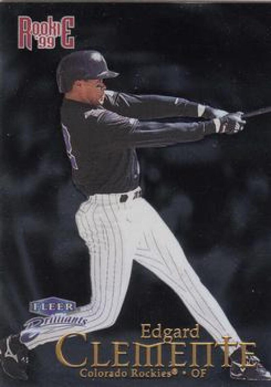 1999 Fleer Brilliants #147 Edgard Clemente NM-MT  RC Rookie Colorado Rockies 