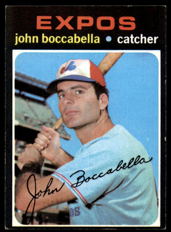 1971 Topps #452 John Boccabella VG Montreal Expos 