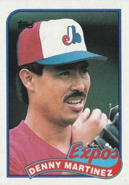 1989 Topps #313 Dennis Martinez NM-MT Montreal Expos 