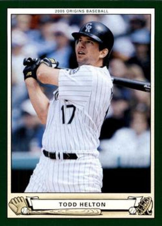 2005 UD Origins #69 Todd Helton NM-MT  Colorado Rockies 