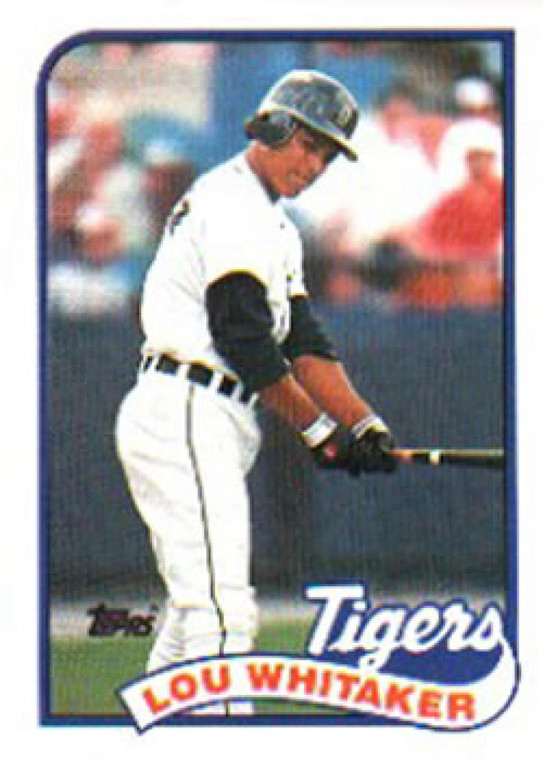 1989 Topps #320 Lou Whitaker NM-MT Detroit Tigers 