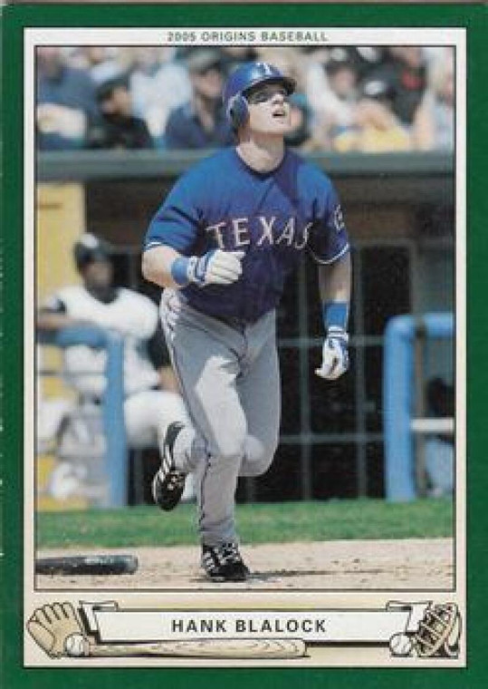 2005 UD Origins #92 Hank Blalock NM-MT  Texas Rangers 