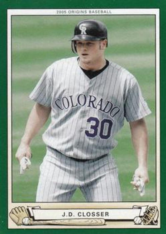 2005 UD Origins #163 J.D. Closser NM-MT  Colorado Rockies 