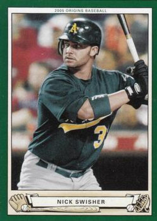 2005 UD Origins #165 Nick Swisher NM-MT  Oakland Athletics 