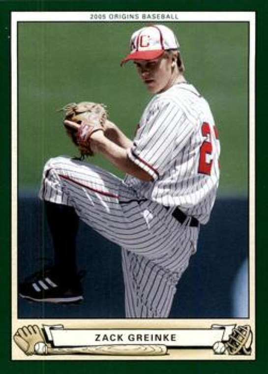 2005 UD Origins #168 Zack Greinke NM-MT  Kansas City Royals 
