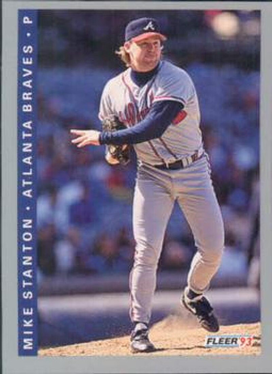 1993 Fleer #16 Mark Wohlers VG Atlanta Braves 