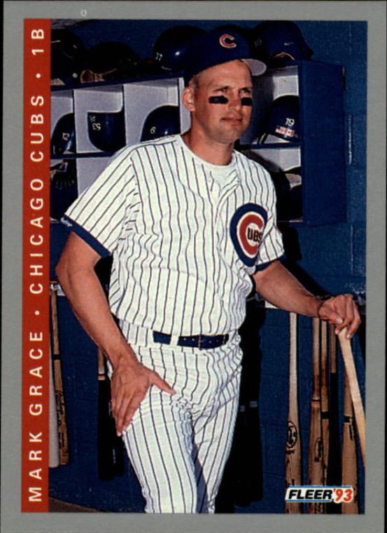 1993 Fleer #20 Mark Grace VG Chicago Cubs 