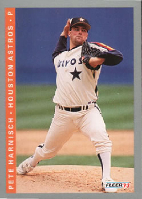 1993 Fleer #52 Pete Harnisch VG Houston Astros 