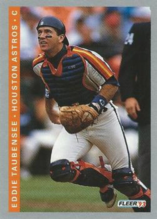 1993 Fleer #55 Eddie Taubensee VG Houston Astros 