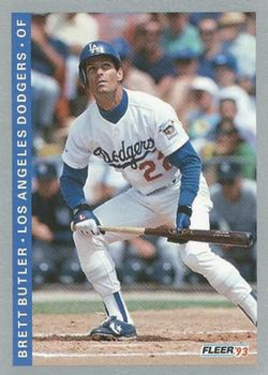 1993 Fleer #59 Brett Butler VG Los Angeles Dodgers 