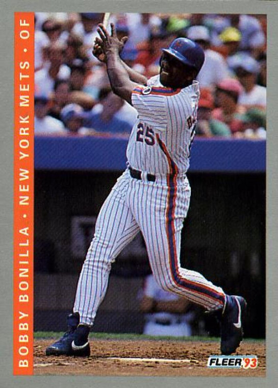 1993 Fleer #84 Bobby Bonilla VG New York Mets 