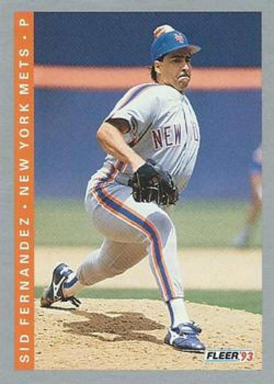 1993 Fleer #86 Sid Fernandez VG New York Mets 