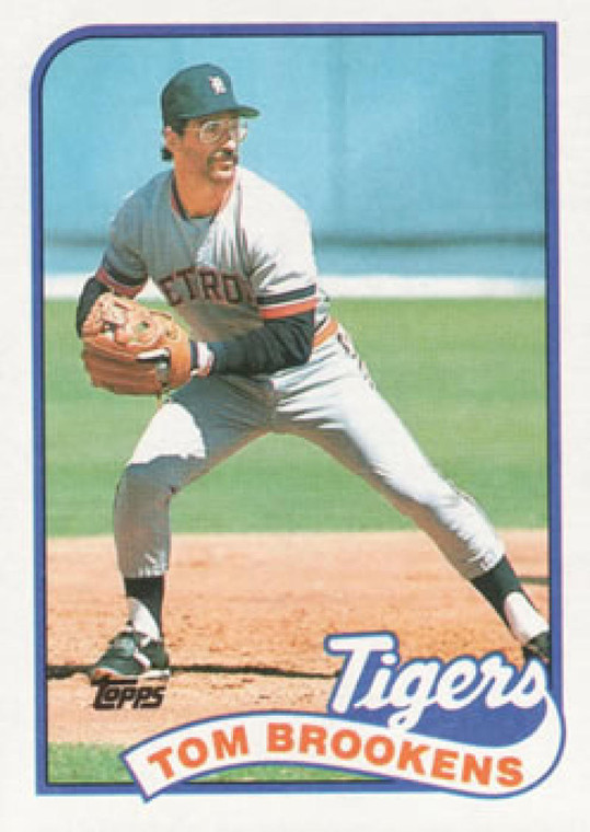 1989 Topps #342 Tom Brookens NM-MT Detroit Tigers 