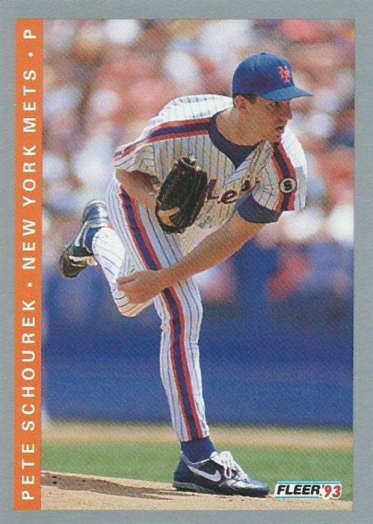 1993 Fleer #95 Pete Schourek VG New York Mets 