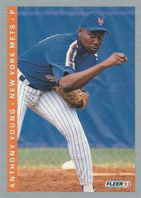 1993 Fleer #96 Anthony Young VG New York Mets 