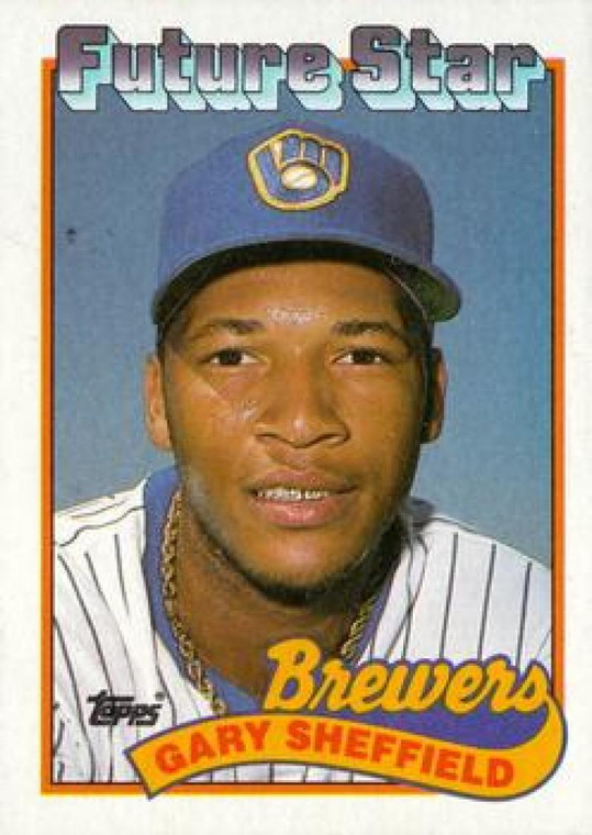 1989 Topps #343 Gary Sheffield FS NM-MT RC Rookie Milwaukee Brewers 