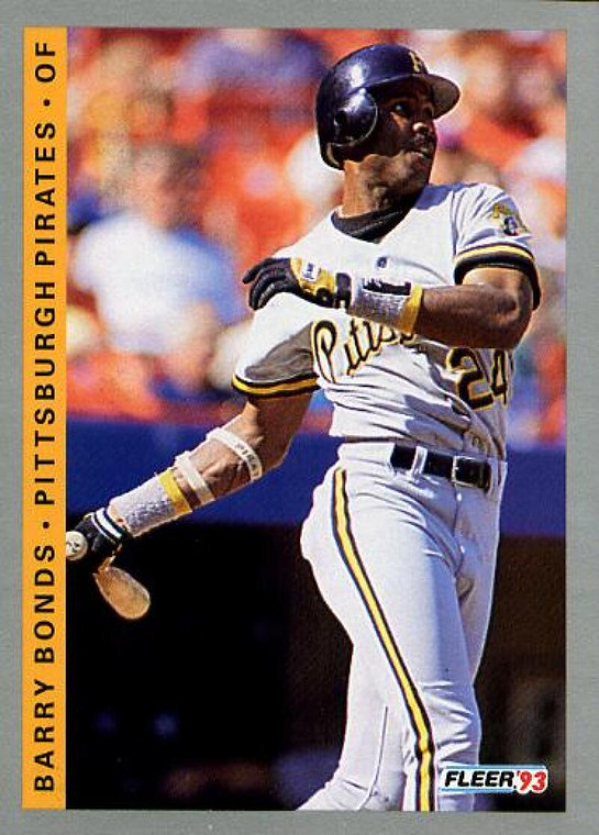 1993 Fleer #112 Barry Bonds VG Pittsburgh Pirates 