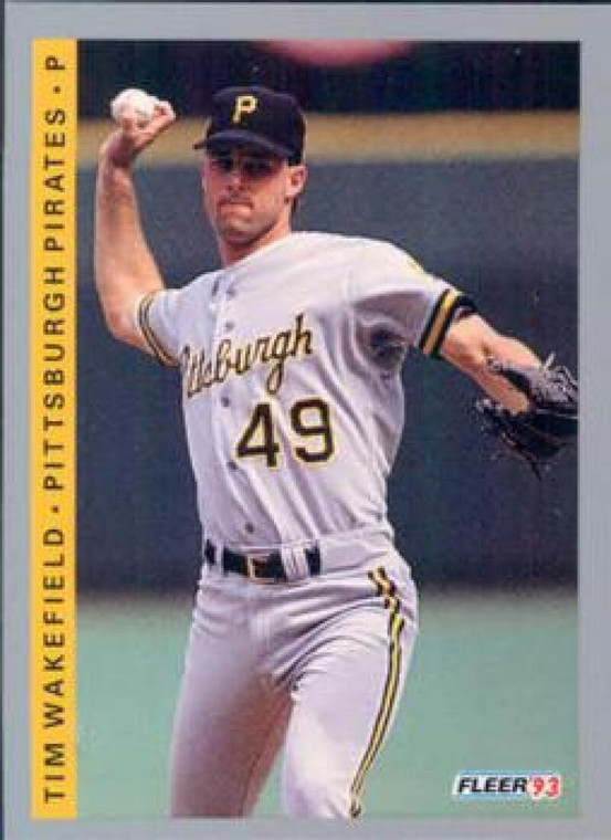1993 Fleer #123 Tim Wakefield VG Pittsburgh Pirates 