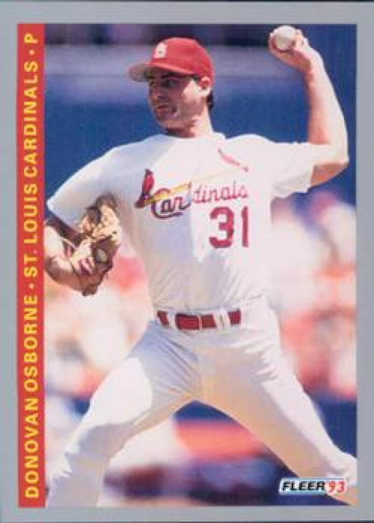 1993 Fleer #129 Donovan Osborne VG St. Louis Cardinals 
