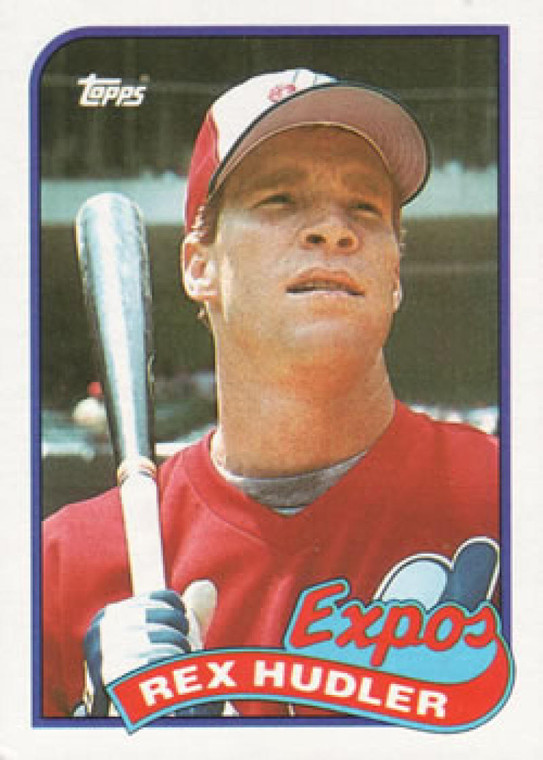 1989 Topps #346 Rex Hudler NM-MT Montreal Expos 