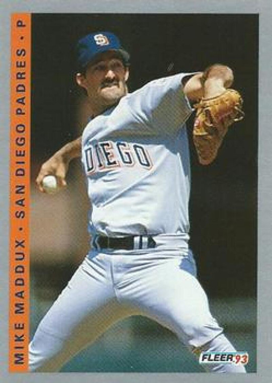 1993 Fleer #142 Mike Maddux VG San Diego Padres 