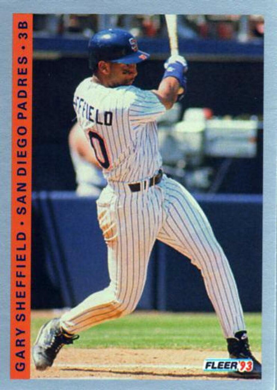1993 Fleer #147 Gary Sheffield VG San Diego Padres 