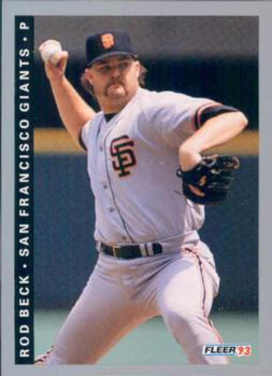 1993 Fleer #150 Rod Beck VG San Francisco Giants 