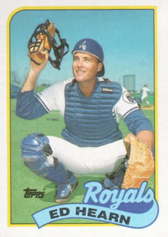 1989 Topps #348 Ed Hearn NM-MT Kansas City Royals 