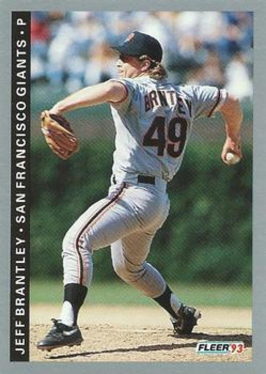 1993 Fleer #152 Jeff Brantley VG San Francisco Giants 