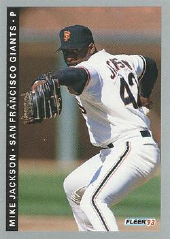 1993 Fleer #156 Mike Jackson VG San Francisco Giants 