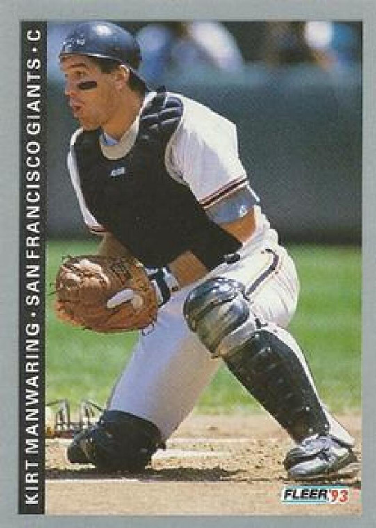 1993 Fleer #158 Kirt Manwaring VG San Francisco Giants 