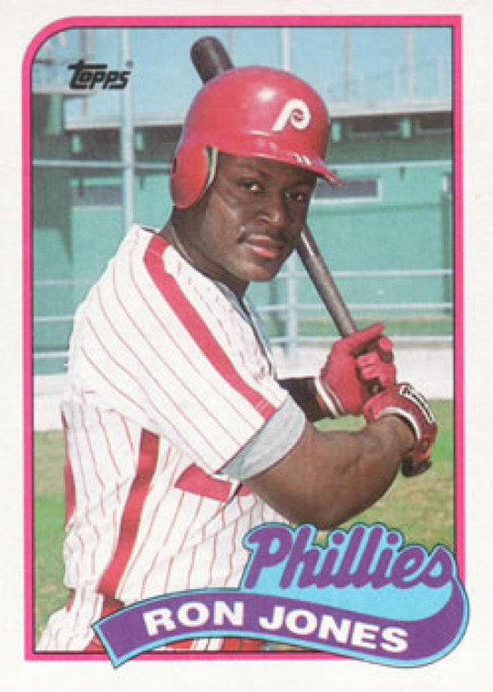 1989 Topps #349 Ron Jones NM-MT RC Rookie Philadelphia Phillies 