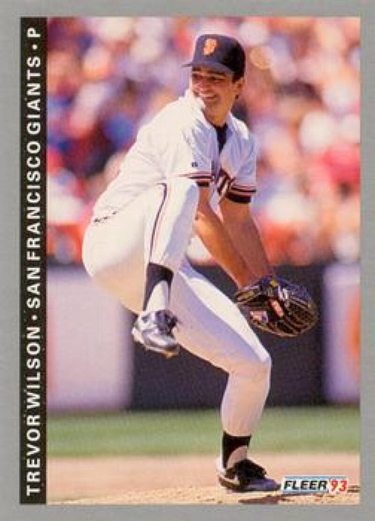 1993 Fleer #162 Trevor Wilson VG San Francisco Giants 