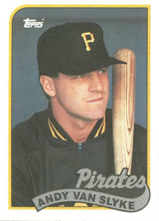 1989 Topps #350 Andy Van Slyke NM-MT Pittsburgh Pirates 