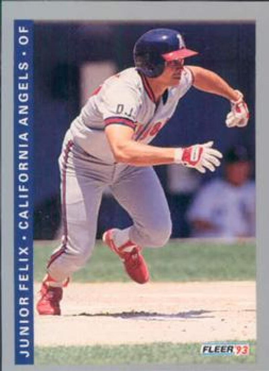 1993 Fleer #190 Junior Felix VG California Angels 