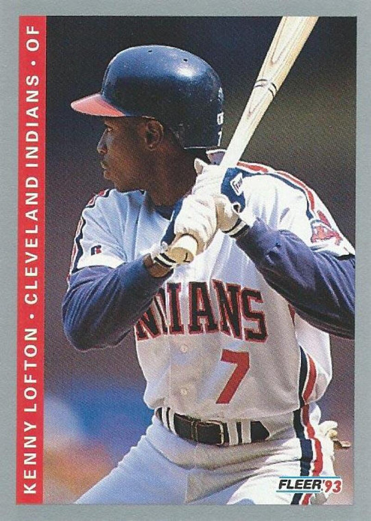 1993 Fleer #218 Kenny Lofton VG Cleveland Indians 