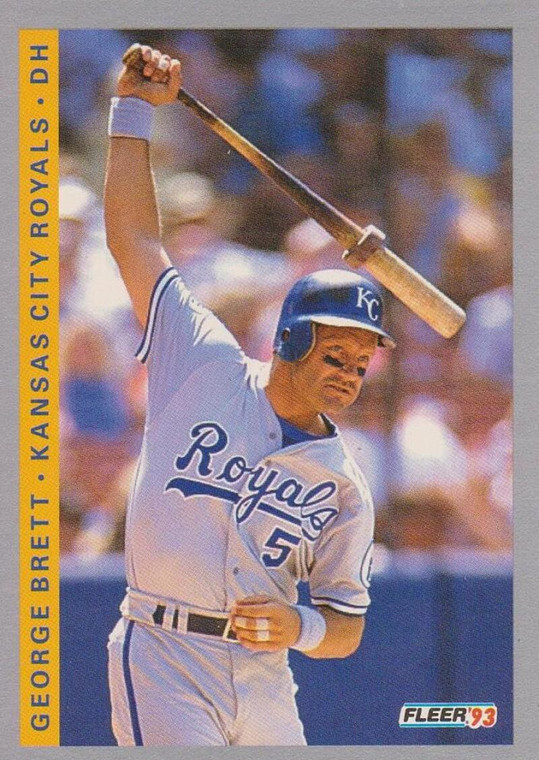 1993 Fleer #236 George Brett VG Kansas City Royals 