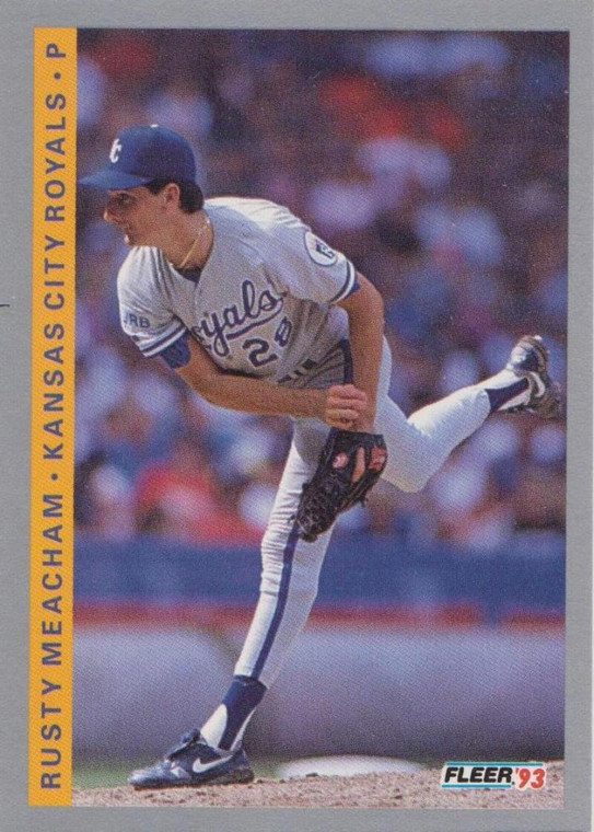 1993 Fleer #243 Rusty Meacham VG Kansas City Royals 