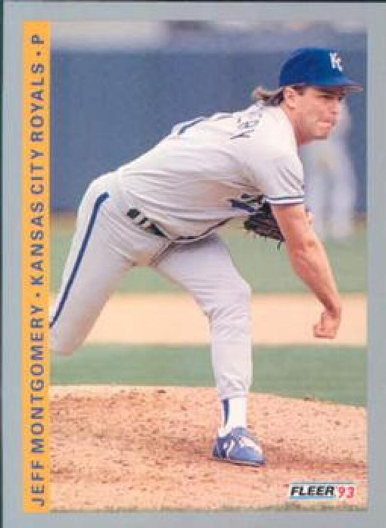 1993 Fleer #245 Jeff Montgomery VG Kansas City Royals 