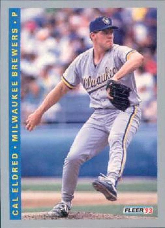 1993 Fleer #248 Cal Eldred VG Milwaukee Brewers 