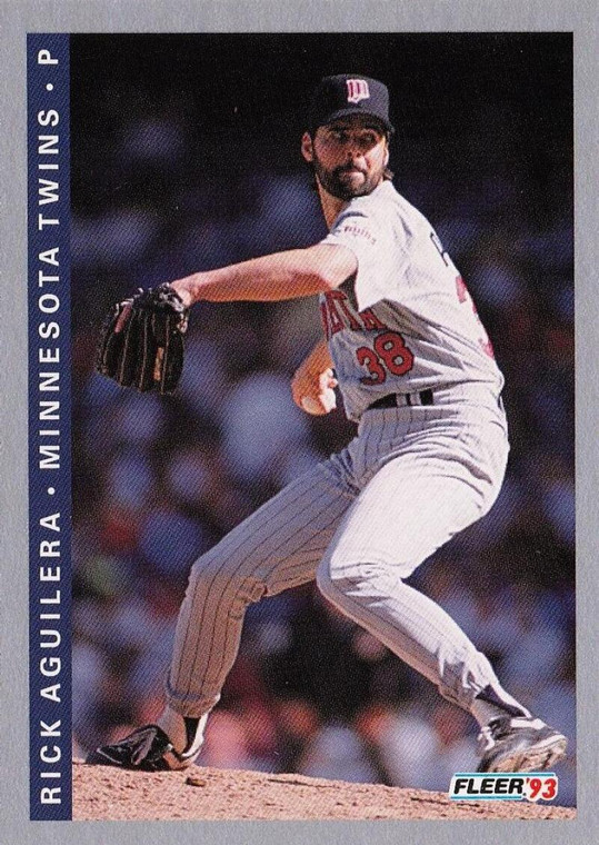 1993 Fleer #261 Rick Aguilera VG Minnesota Twins 