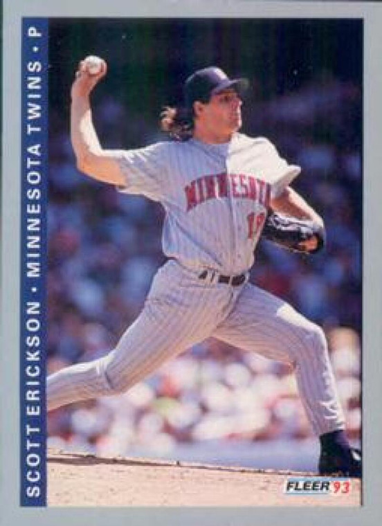 1993 Fleer #263 Scott Erickson VG Minnesota Twins 