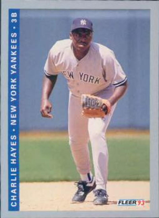 1993 Fleer #279 Charlie Hayes VG New York Yankees 